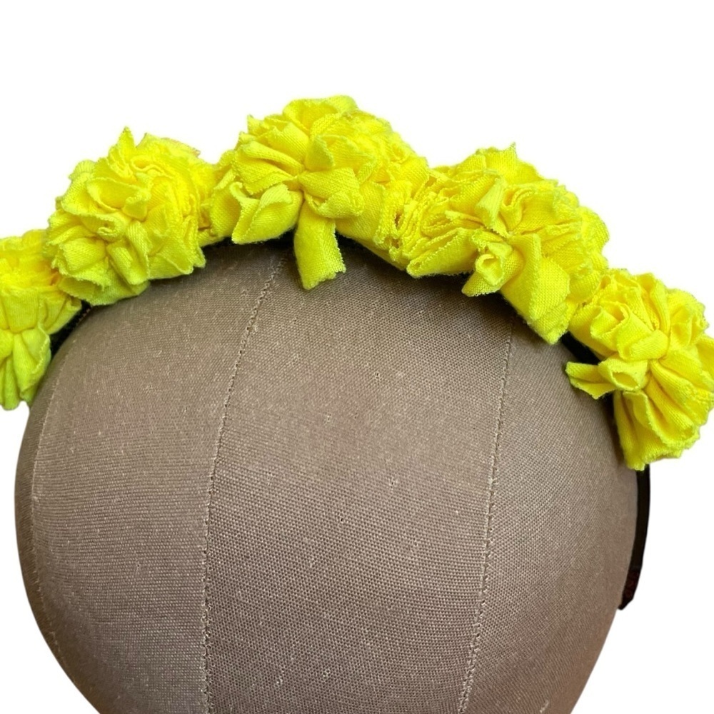 4/$25 Yellow Flower Headband - Picture 4 of 11